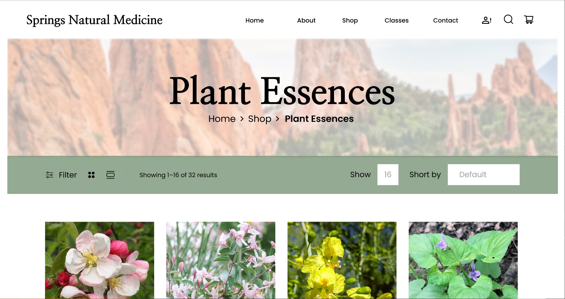 Thumbnail for Springs Natural Medicine Redesign